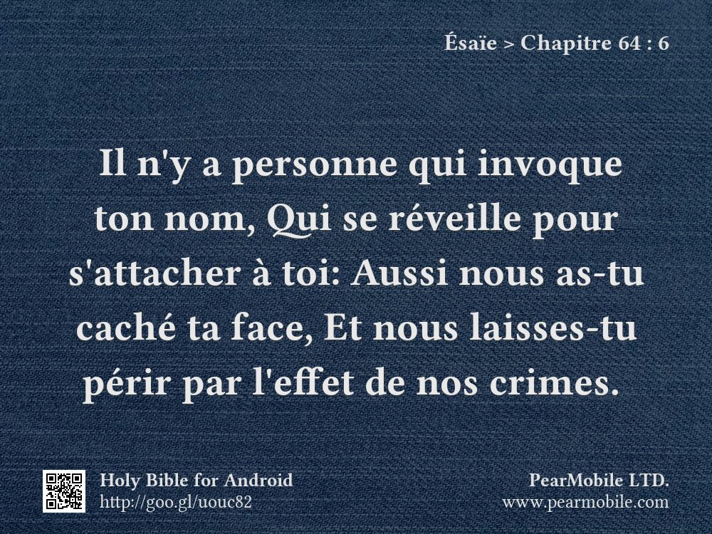 Ésaïe, Chapitre 64:6